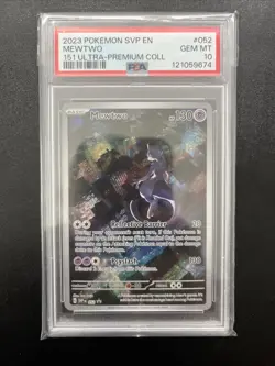 Mewtwo 2023 Pokemon Scarlet Violet 151 Premium Promo #52 PSA 10 - Image 1