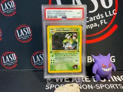 Erika's Venusaur 1st Edition Holo 2000 Pokemon Gym Challenge #4 PSA 9 Mint - Image 1