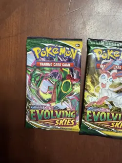 Pokemon TCG: Sword & Shield- (3)Evolving Skies Booster Packs- NEW/FACTORY SEALED - Image 2