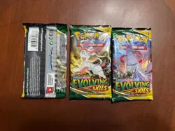 Pokemon TCG: Sword & Shield- (3)Evolving Skies Booster Packs- NEW/FACTORY SEALED - Image 5