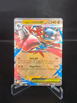 Mega Lucario ex 077/132 | Mega Evolution | Double Rare Pokemon Card - Image 1