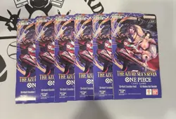 Lot Of 6 One Piece TCG The Azure Sea's Seven Sleeved Booster Packs OP-14 English - Image 1
