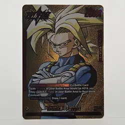 Trunks : Future SB02-001 (Gold) - Manga Booster 02 (SB02) Leader Card - Image 1