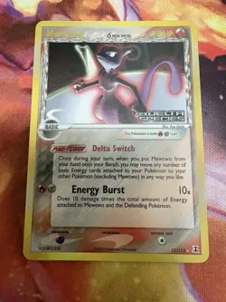 Mewtwo Reverse Holo Stamped EX Delta Species 12/113 Pokemon Card TCG 2005 NM 💎 - Image 1