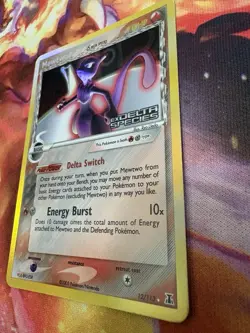 Mewtwo Reverse Holo Stamped EX Delta Species 12/113 Pokemon Card TCG 2005 NM 💎 - Image 3