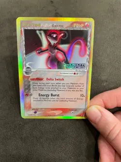 Mewtwo 12/113 EX Delta Species Reverse Holo Stamped Pokemon TCG NM - Image 2