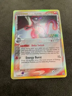 Mewtwo 12/113 EX Delta Species Reverse Holo Stamped Pokemon TCG NM - Image 4