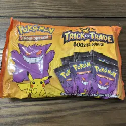 NEW Pokemon BOOSTER Bundle Trick Or Trade bag 40 mini Packs Of TCG Cards SEALED! 820650850783 - Image 1