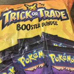 NEW Pokemon BOOSTER Bundle Trick Or Trade bag 40 mini Packs Of TCG Cards SEALED! 820650850783 - Image 4