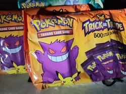 Pokemon TCG Trick or Treat Trade BOOster Bundle 40 Packs Halloween Cards SEALED 820650850783 - Image 1