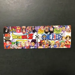 PREORDER Super Rare Dragon Ball x One Piece Jump 40th Anniversary Cards Nami - Image 1