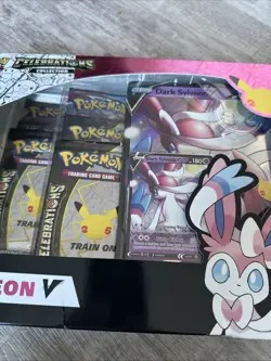 Pokemon TCG: Celebrations Collection Box [Dark Sylveon V] 820650809392 - Image 3