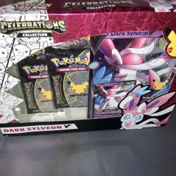 Pokemon TCG: Celebrations Collection Box [Dark Sylveon V] 820650809392 - Image 1