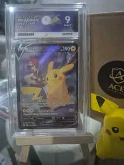 Pokemon Pikachu TCG v Lost Origin Ace Label 9 English Trainer Gallery TG16/TG30 - Image 2