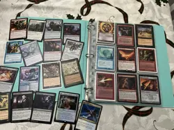 MTG Binder Variety Of Magic The Gathering Cards - Vintage Onward!+ Mythic/rare! - Image 1
