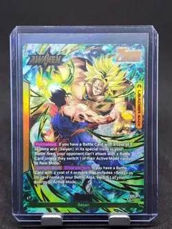 Broly FB08-073 Leader ALT ART L* Saiyan's Pride Dragon Ball English Card Fusion - Image 1