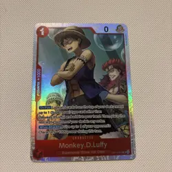 Monkey.D.Luffy OP14-013 Super Rare One Piece Card SR Super Rare MINT - Image 1