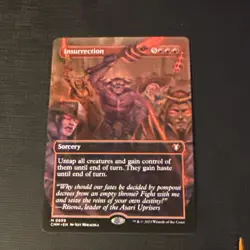 Insurrection (Borderless) - Near Mint MTG Commander Masters #0699 - Image 1