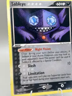 Pokemon TCG Card 2005 Deoxys - Sableye 23/107 - Image 2