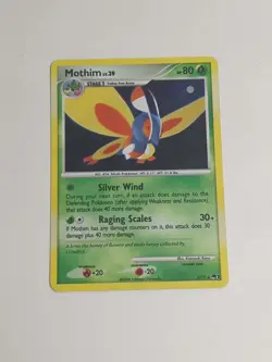 Mothim 5/17 2008 Pop Series 7 2008 Pokemon Card Holo Rare NM/LP Vintage - Image 1