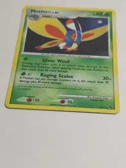 Mothim 5/17 2008 Pop Series 7 2008 Pokemon Card Holo Rare NM/LP Vintage - Image 2