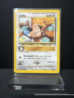 Cleffa - 20/111 - Pokemon Neo Genesis Unlimited Rare Card WOTC LP - Image 1