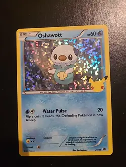 Oshawott - 21/25 - 2021 Pokemon Card Holo McDonalds 25th Anniversary Promo NM - Image 1