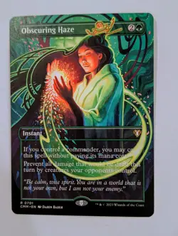 [1x] Obscuring Haze - Borderless Near Mint, English Commander Masters Extras MTG - Image 1