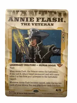MTG OTJ: Annie Flash, the Veteran - Showcase (Legendary Creature) Regular Mythic - Image 1