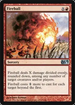 Fireball - Magic 2012 (M12) #131/249 MTG Magic The Gathering - Image 1