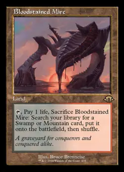 MTG Bloodstained Mire RETRO frame x1 NM/M - Modern Horizons 3 MH3 #435 Regular - Image 1