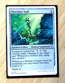 Thornbite Staff (White Border) Mystery Booster 2 Regular - Image 1