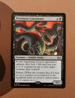 MTG Persistent Constrictor x1 NM from Commander: Duskmourn: House of Horror - Image 3