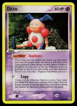 Pokemon Card - Ditto Mr. Mime Delta Species 38/113 Uncommon - Image 1