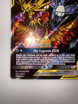 Pokemon TCG Holo Ultra Rare Moltres & Zapdos & Articuno SM159 Cosmic Eclipse NM - Image 5