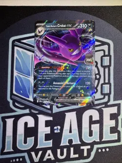 Team Rocket's Crobat ex - 122/182 - Destined Rivals Double Rare Holo Pokemon TCG - Image 2