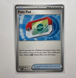 Ascended Heroes Poke Pad 198/217 (Ready to Ship) Pokemon Trainer Item - Image 1