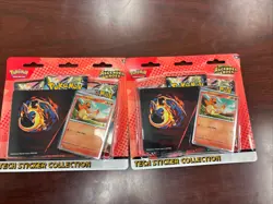 Pokemon Ascended Heroes Tech Sticker Collection Charmander In Hand - Image 1