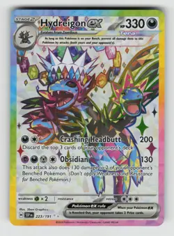 Pokemon - Hydreigon ex - 223/191 SV08: Surging Sparks - Ultra Rare - NM - Image 1