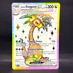 2024 POKEMON SURGING SPARKS ALOLAN EXEGGUTOR EX 225/191 ULTRA RARE - Image 1
