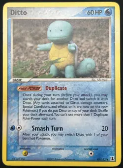 Ditto - 40/113 - Uncommon English Pokemon EX Delta Species HP DMG - Image 1