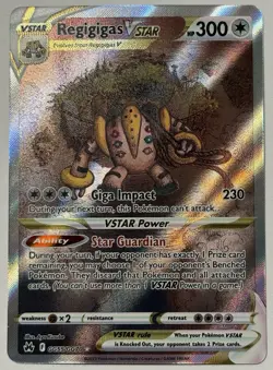 Regigigas VSTAR GG55/GG70 Galarian Gallery Ultra Rare Pokemon Crown Zenith 2023 - Image 3