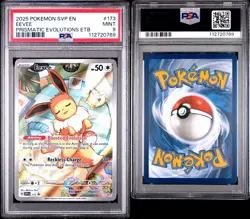 2025 POKEMON SVP EN-SV BLACK STAR PROMO #173 EEVEE PSA 9 - Image 3