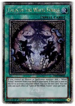 YUGIOH TALES OF THE WHITE FOREST QUARTER CENTURY SECRET RARE NM INFO-EN058 - Image 1