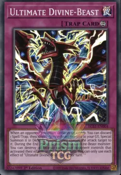 1st ed Ultimate Divine-Beast super rare EGS1-EN004 Yugioh - Image 1