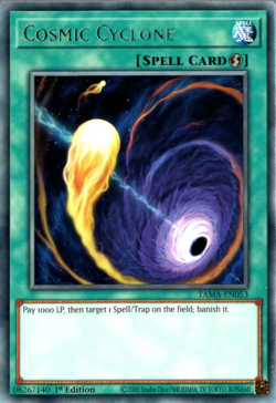 Cosmic Cyclone - TAMA-EN053 - Rare - 1st Edition - Yugioh - Image 1