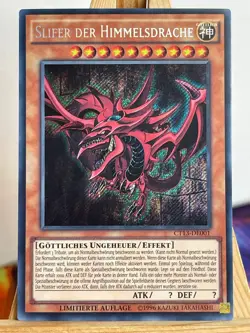 Slifer Der Himmelsdrache CT13-DE001 Secret Rare Deutsch NM YUGIOH - Image 1
