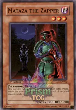 1st Ed Mataza the Zapper SD5-EN012 Yugioh - Image 1
