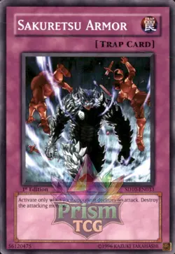 1st Ed Sakuretsu Armor SD10-EN033 Yugioh - Image 1