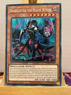 Diabellstar die schwarze Hexe MP24-EN109 Secret Rare Englisch NM YUGIOH - Image 1